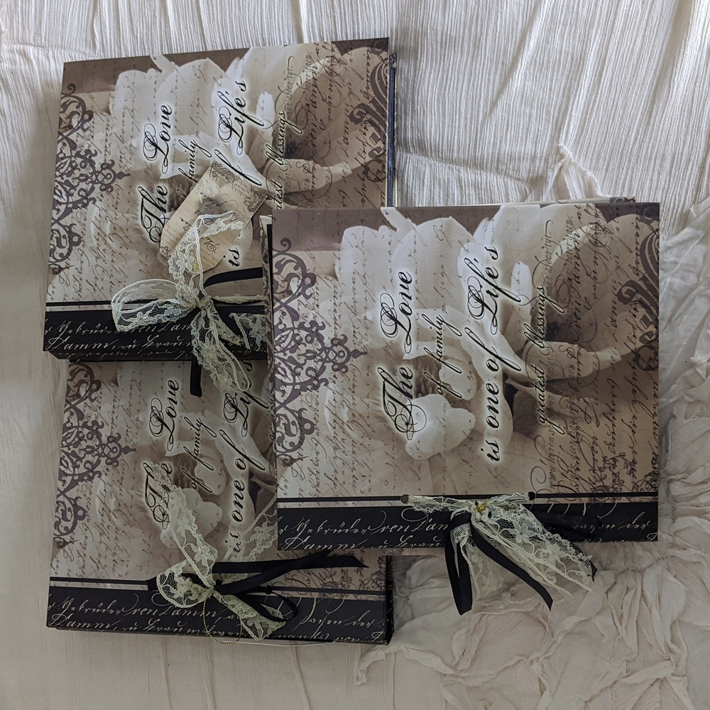 BNWT Photo Books - Set of 3 (Holds 4x6 Photos)